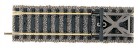6116 Fleischmann Buffer stop track, length: 105 mm